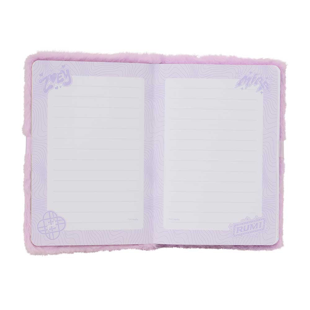 Bloc de notas peluche A5 K-POP Demon Hunters - Huntrix 80 hojas libreta