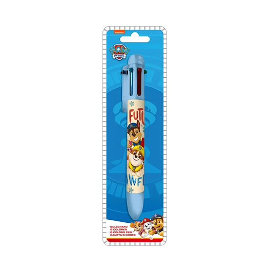 Bolígrafo 6 colores infantil PATRULLA CANINA - Ideal Colegio y Manualidades - bolígrafo