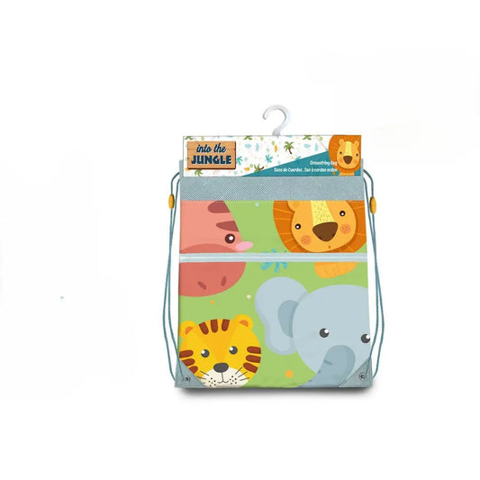 Bolsa almuerzo Gym Bag infantil niños IN TO THE JUNGLE 30x40cm - Reloj
