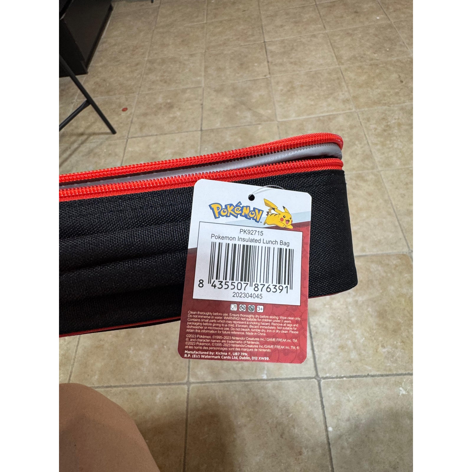Bolsa de almuerzo lunchera termica POKÉMON - Sandwichera