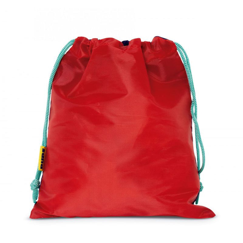 Bolsa almuerzo o merienda Patrulla canina (Paw Patrol) azul 26x23cm saco de cuerdas