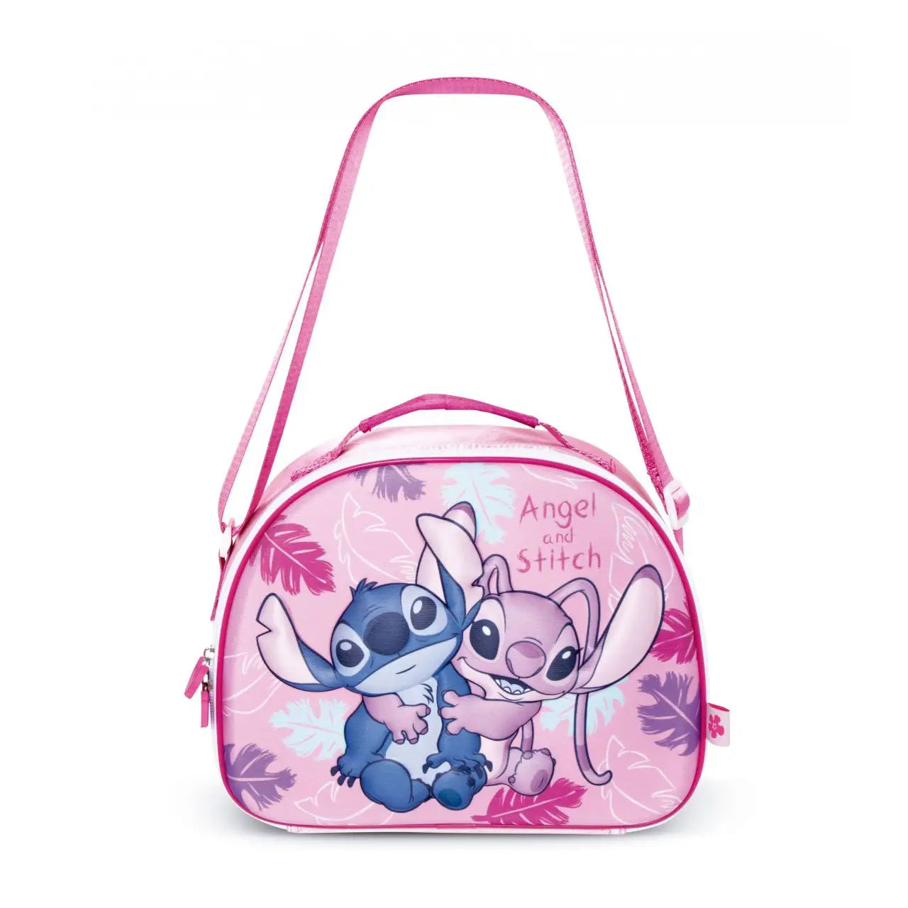 Bolsa de almuerzo térmica STITCH ROSA 26x21x11CM - Sandwichera