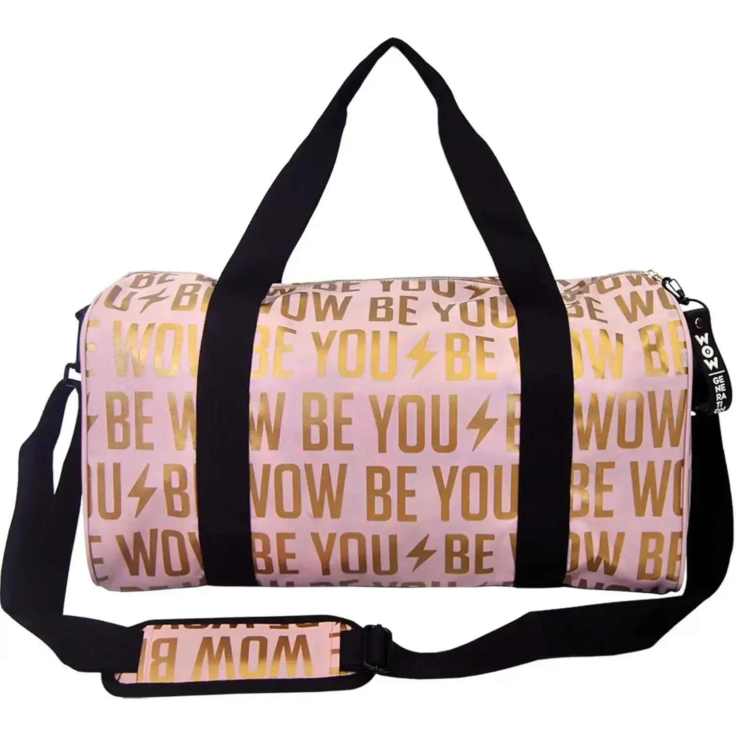 Bolsa deportivo WOW GENERATION 22x22x43CM con 4 parches decorativos - bolsa de deporte
