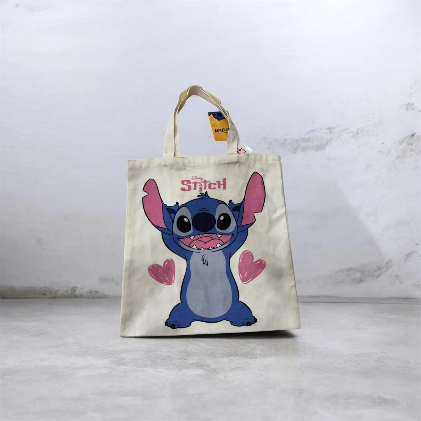 Bolsa de tela algodón Stitch Disney 38x41CM - calcetines