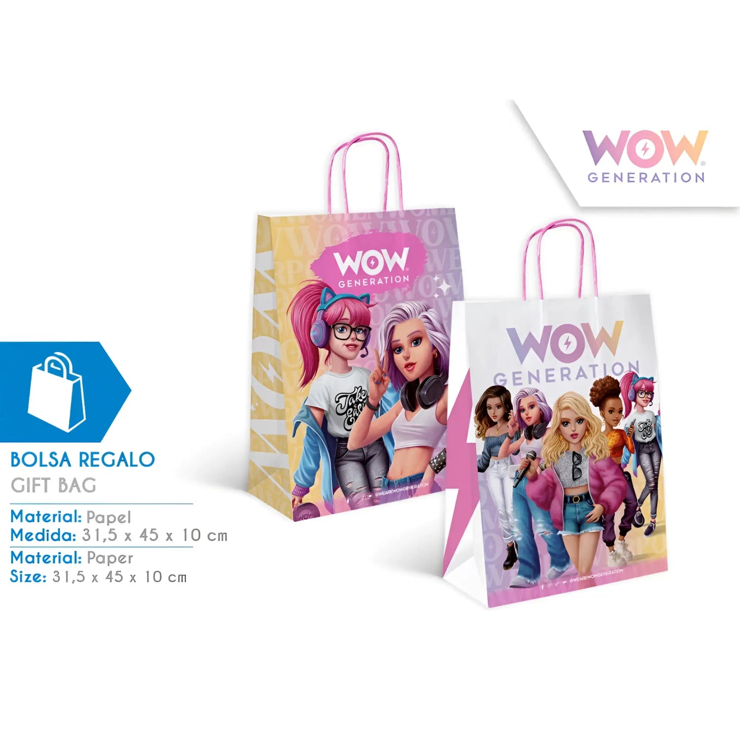 Bolsas WOW GENERATION - Grande 45,5x32x10cm - bolsas wow