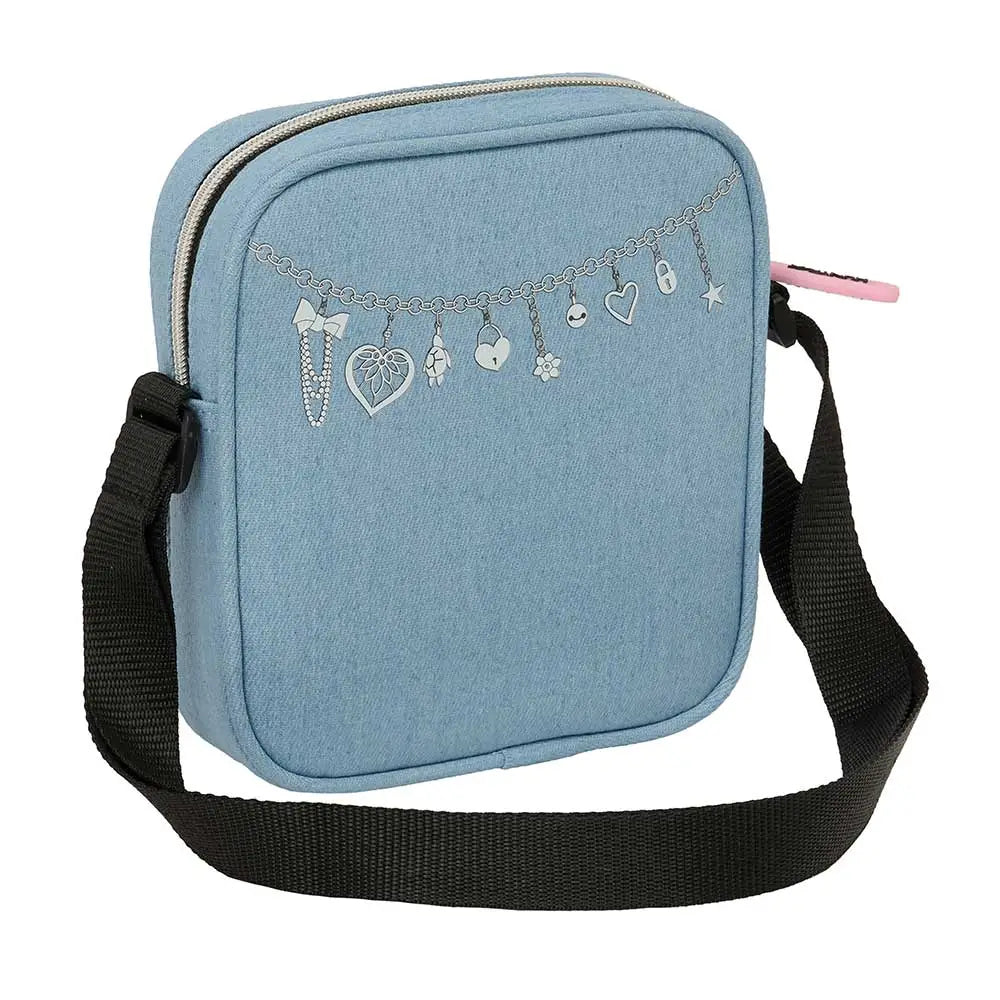 Bolsito bandolera K-POP Demon Hunters - Huntrix azul 16x4x18cm - Mochila