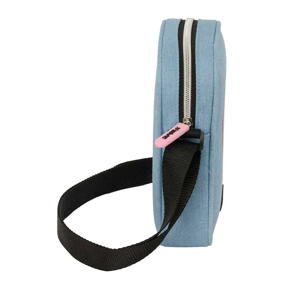 Bolsito bandolera K-POP Demon Hunters - Huntrix azul 16x4x18cm - Mochila