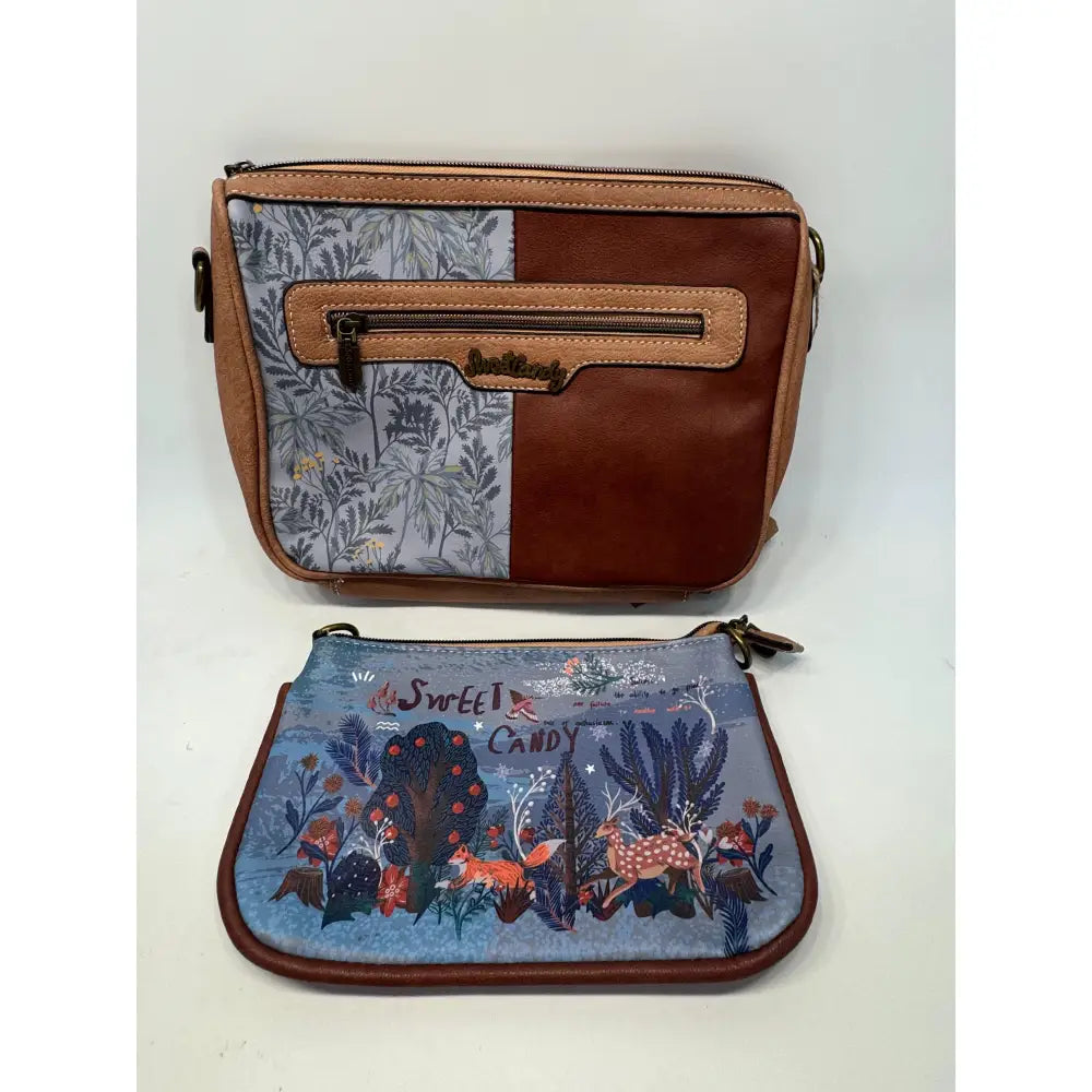 Bolso dos en uno bolso y monedero Mujer Sweet Candy Azul Mochila