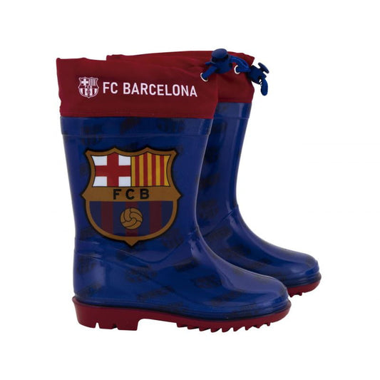 Botas de agua FC Barcelona con cierre textil talla 30