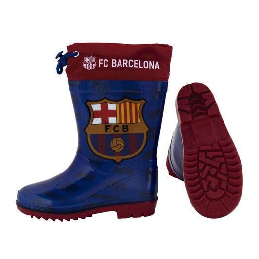 Botas de agua FC Barcelona con cierre textil talla 32