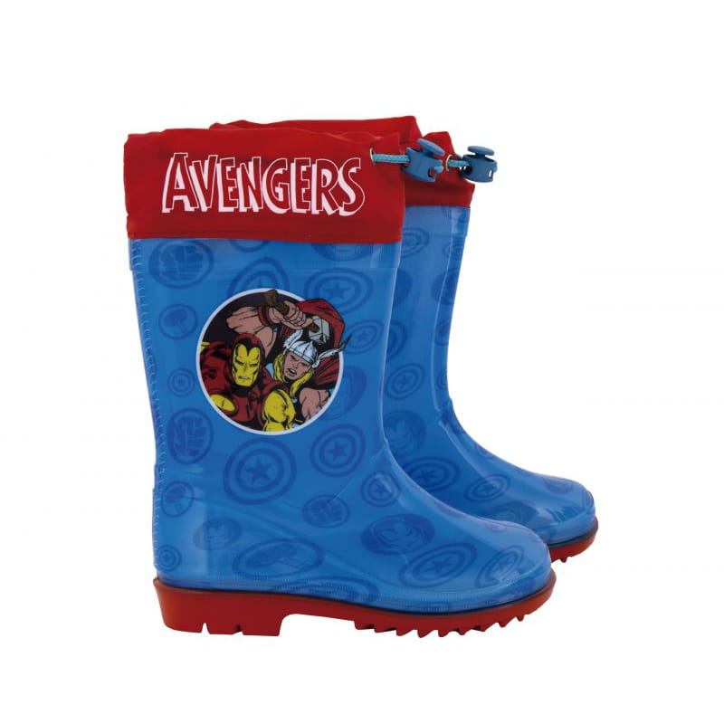Botas de agua Marvel Avengers con cierre textil talla 30