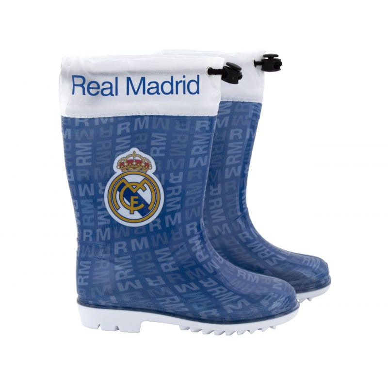 Botas de agua Real Madrid CF con cierre textil talla 24