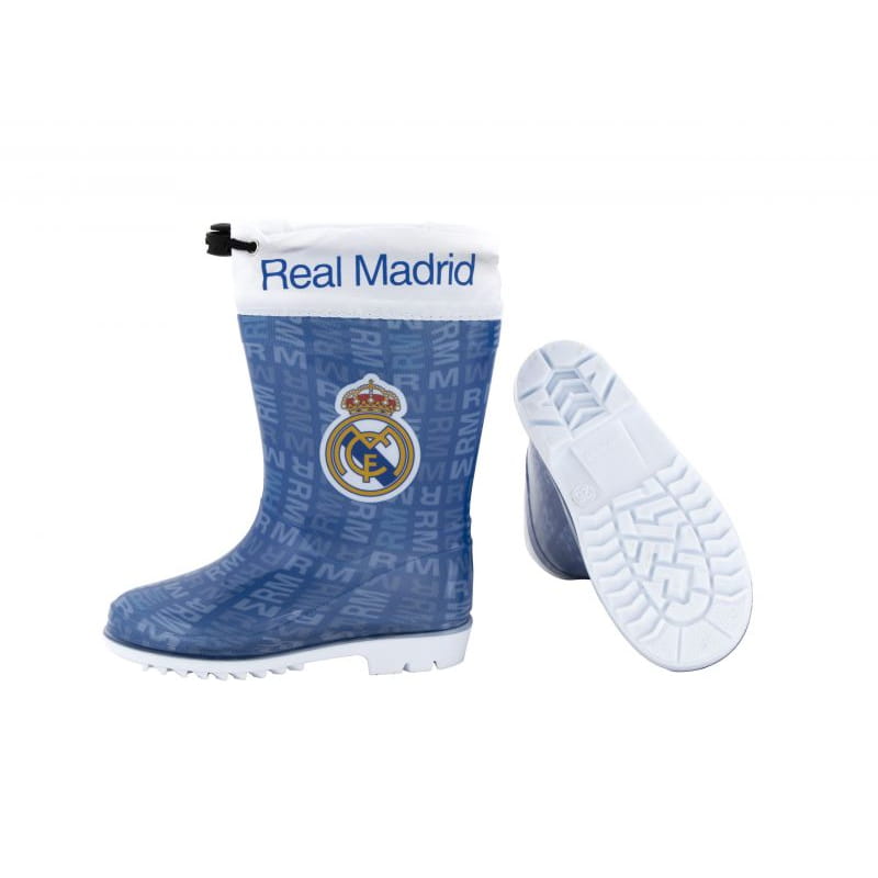 Botas de agua Real Madrid CF con cierre textil talla 26