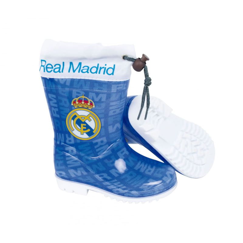 Botas de agua Real Madrid CF con cierre textil talla 28