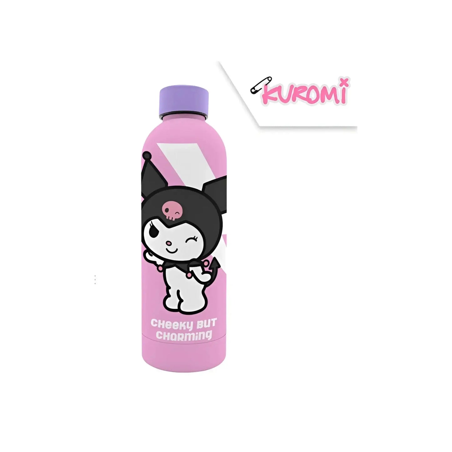 Botella acero inoxidable tacto suave KUROMI 800ml