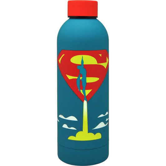Botella acero inoxidable tacto suave Superman 700ml