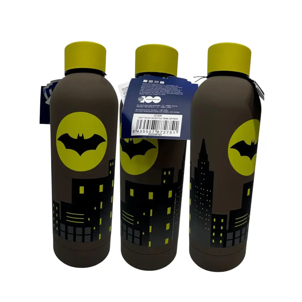 Botella acero tacto suave Batman 700ml