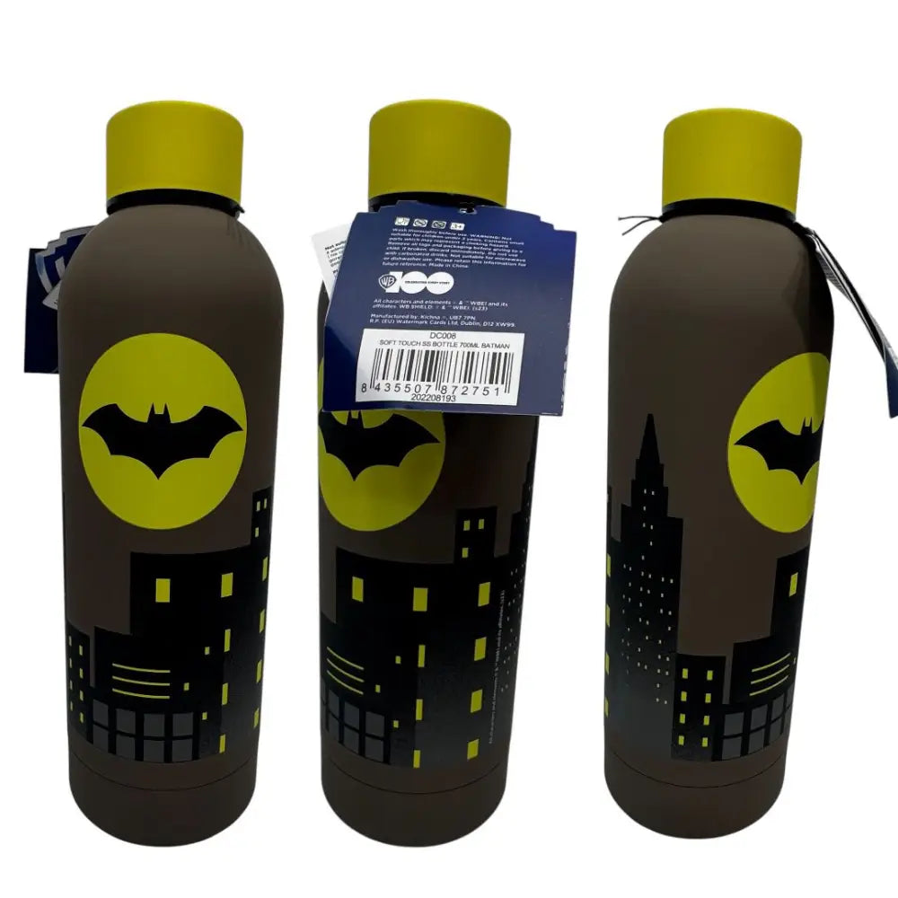 Botella acero tacto suave Batman 700ml