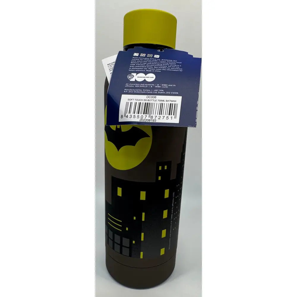 Botella acero tacto suave Batman 700ml