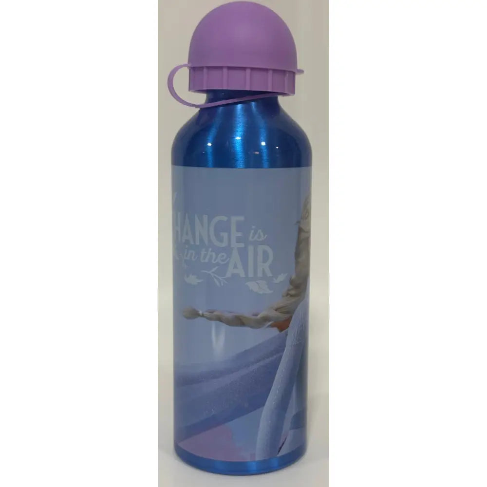 Botella agua aluminio 500ml Frozen Azul