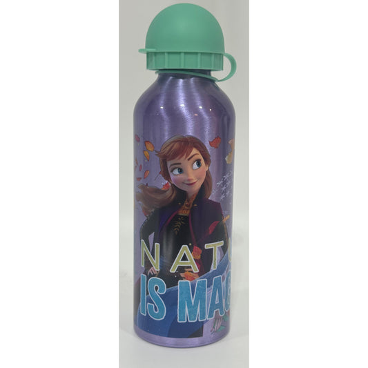 Botella agua aluminio 500ml Frozen Lila