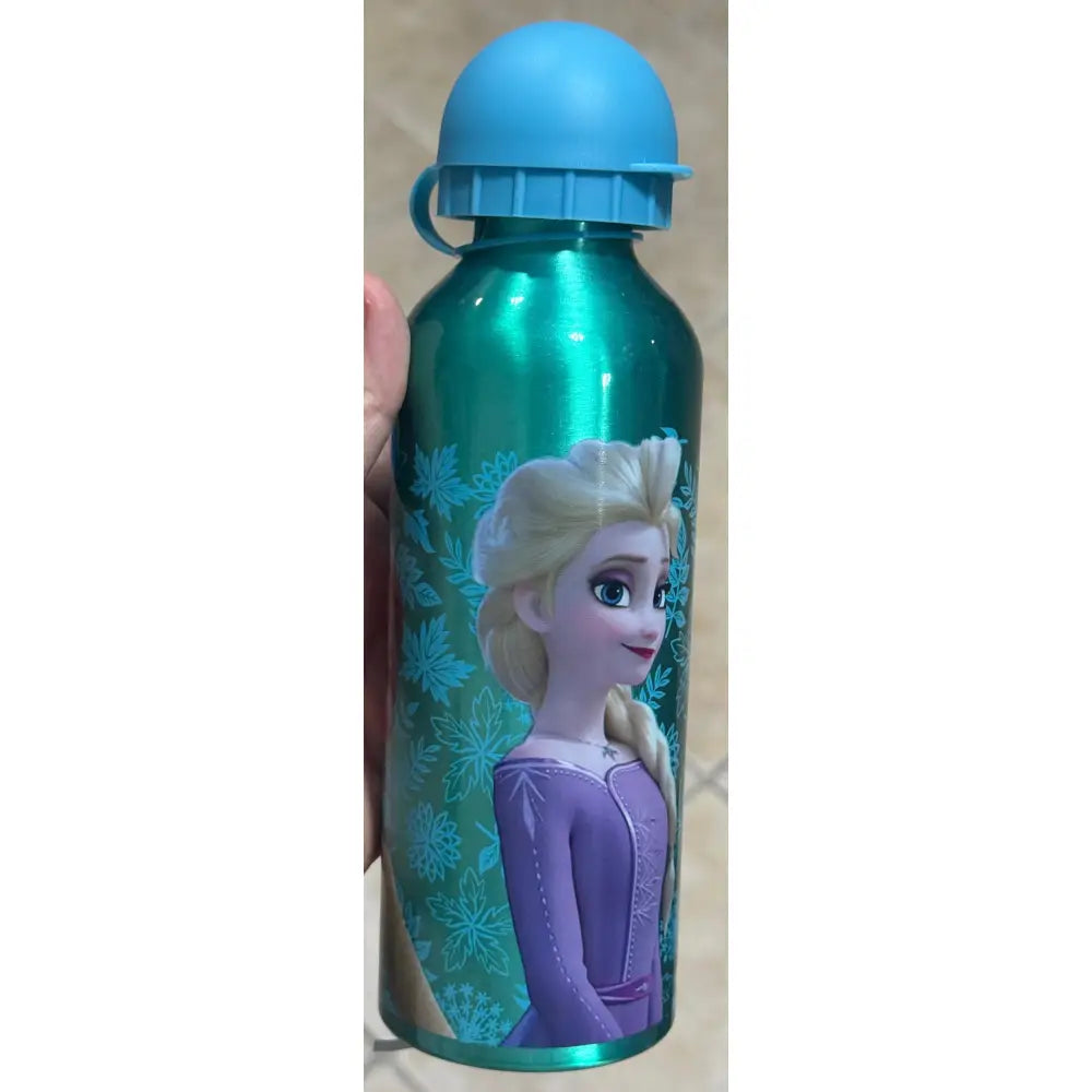 Botella agua aluminio 500ml Frozen Verde