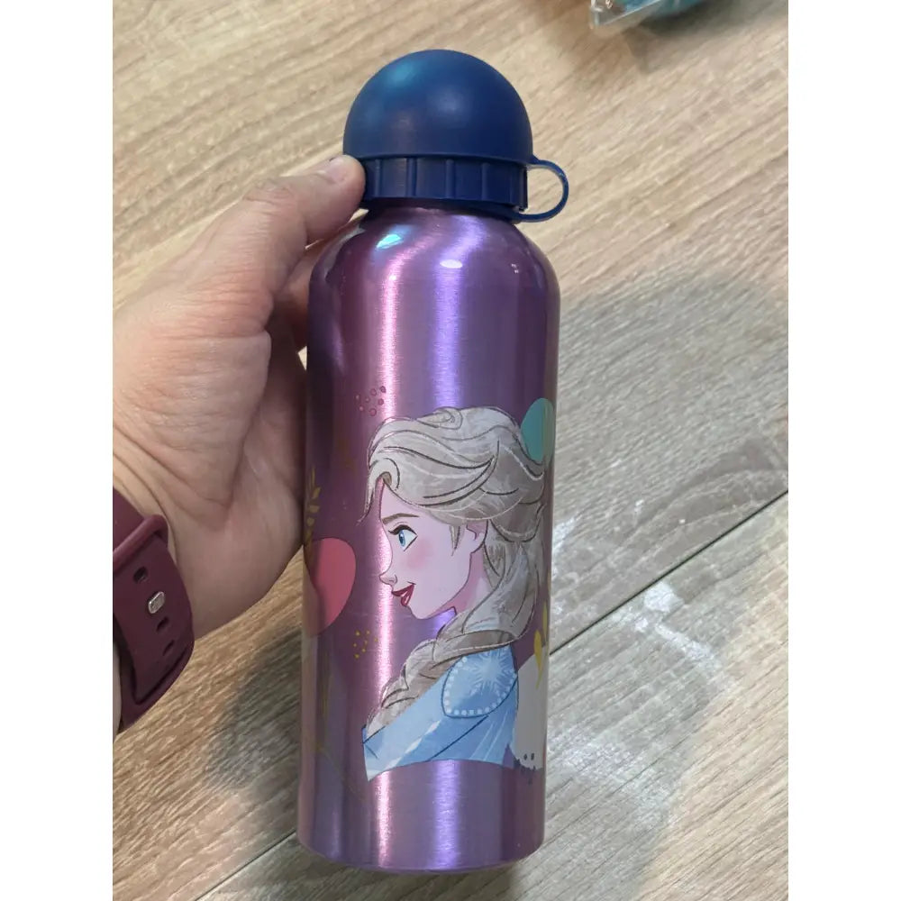 Botella de agua aluminio Frozen 530ml