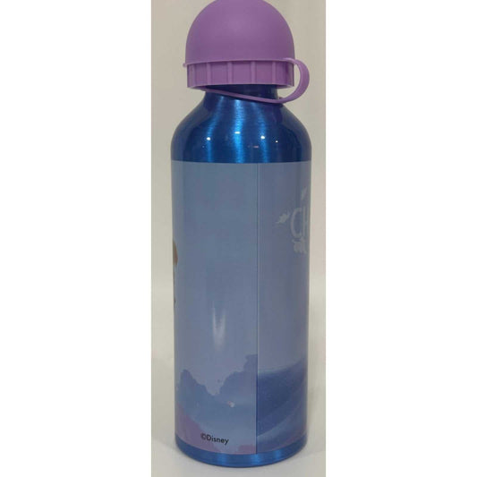 Botella de agua de aluminio Frozen azul 500 ml