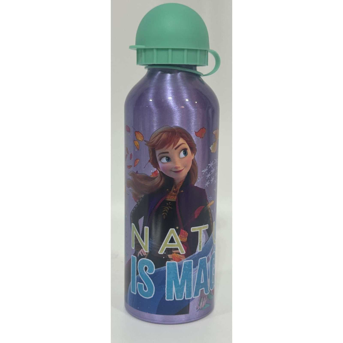 Botella agua aluminio Frozen lila 500ml