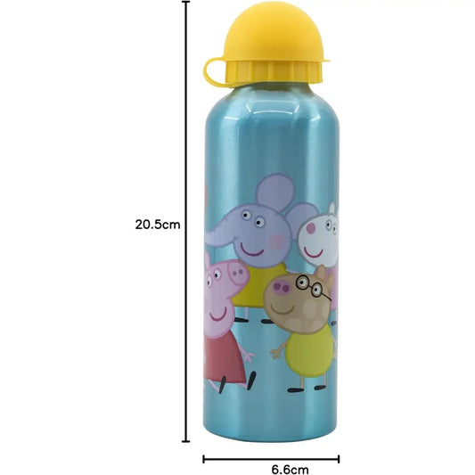 Botella de agua aluminio Peppa Pig 530ml