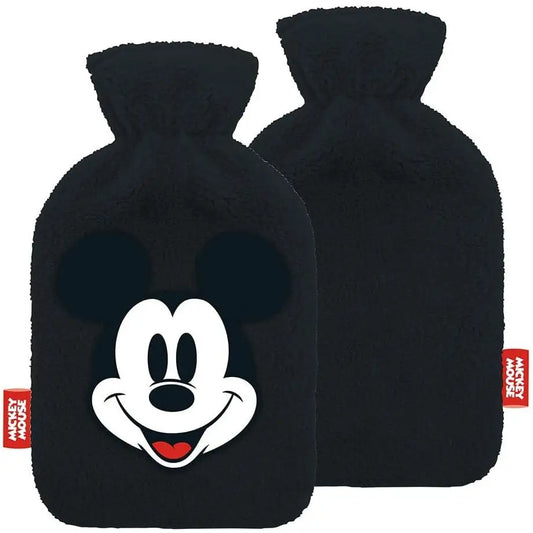 Botella de agua caliente bordada Mickey Mouse 1,5 litros Bolsas