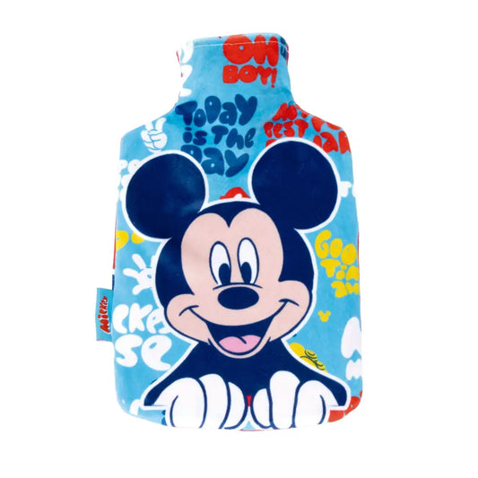 Botella de agua caliente con funda Mickey Mouse 1,5 litros Bolsas
