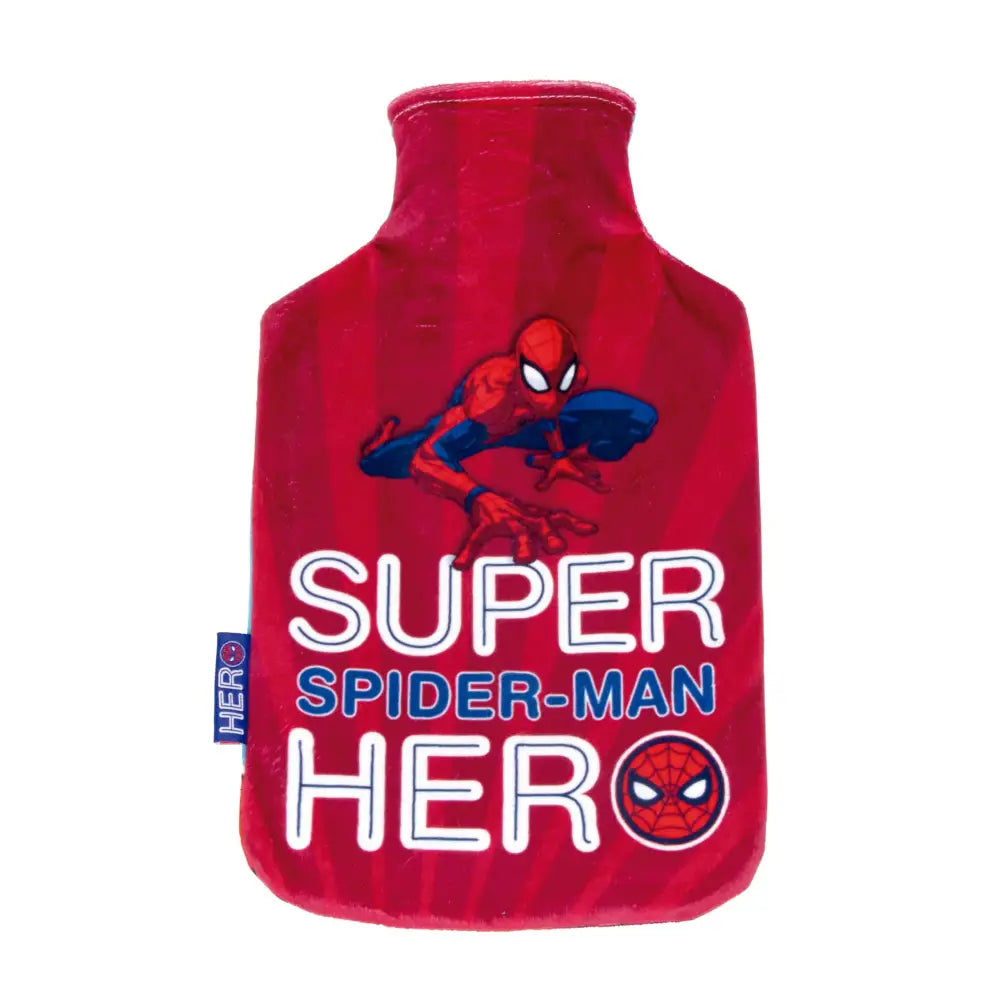 Botella de agua caliente con funda Spiderman 1,5 litros Bolsas