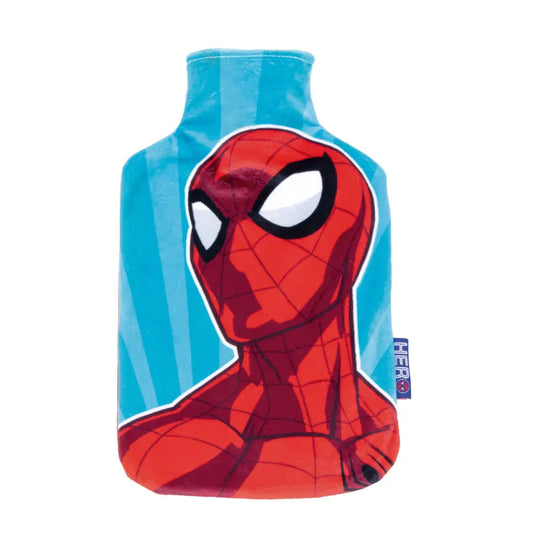 Botella de agua caliente con funda Spiderman 1,5 litros Bolsas