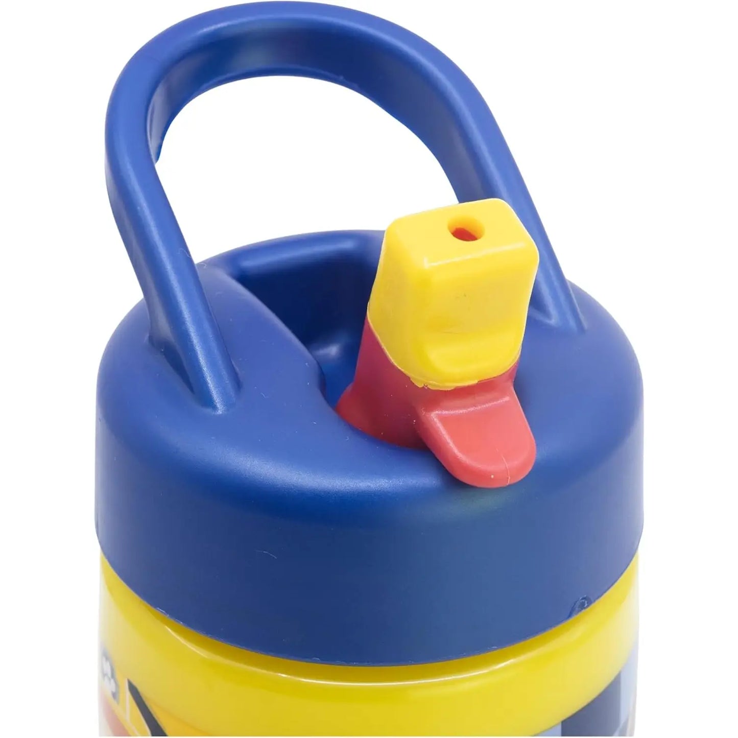 Botella de agua deportiva con pajita y asa Patrulla canina 410ml