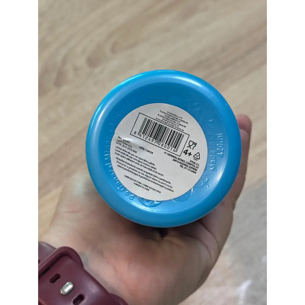 Botella de agua deportiva con pajita y asa Pokémon iniciales 410ml