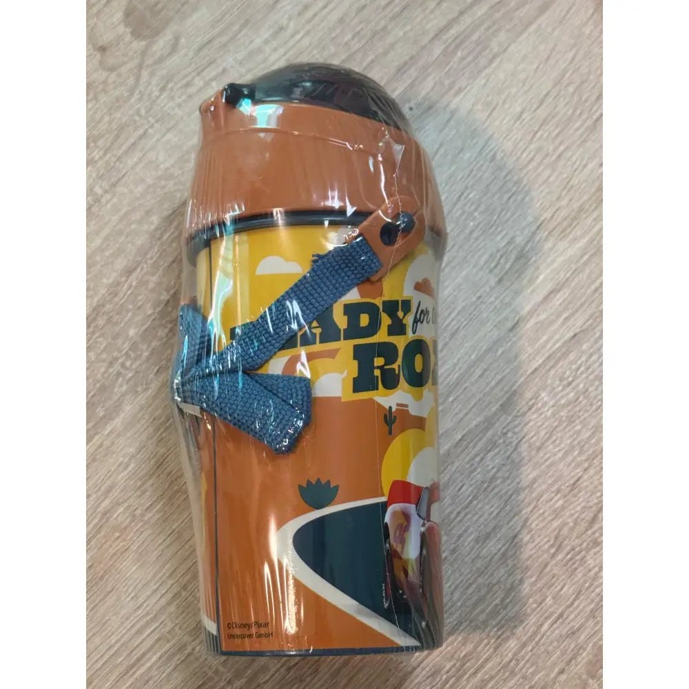 Botella Cantimplora de agua infantil Cars 500ml | para niños con correa