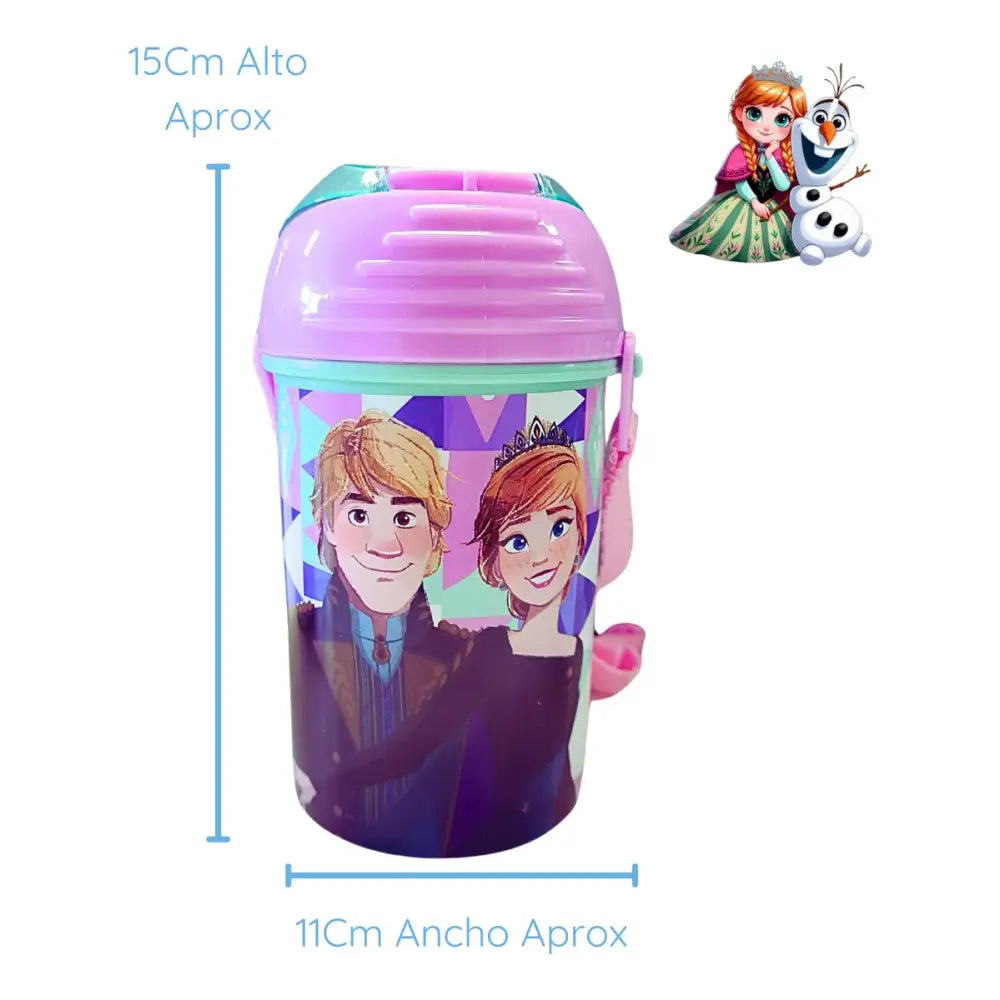 Botella Cantimplora de agua infantil Frozen 450ml | para niños