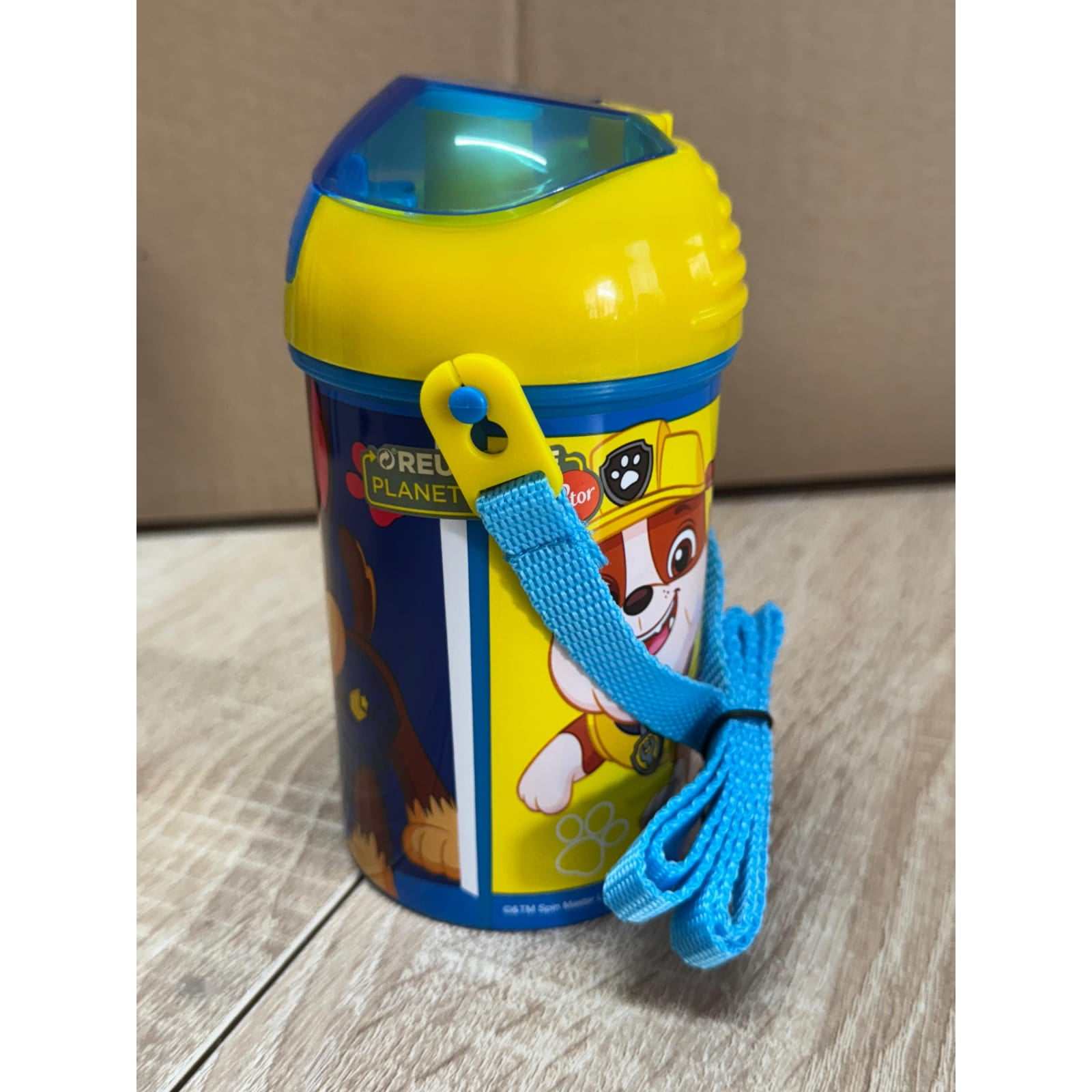 Botella cantimplora de agua infantil Patrulla Canina 450ml colorida y resistente