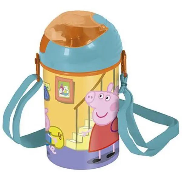 Botella Cantimplora de agua infantil PEPPA PIG 450ML