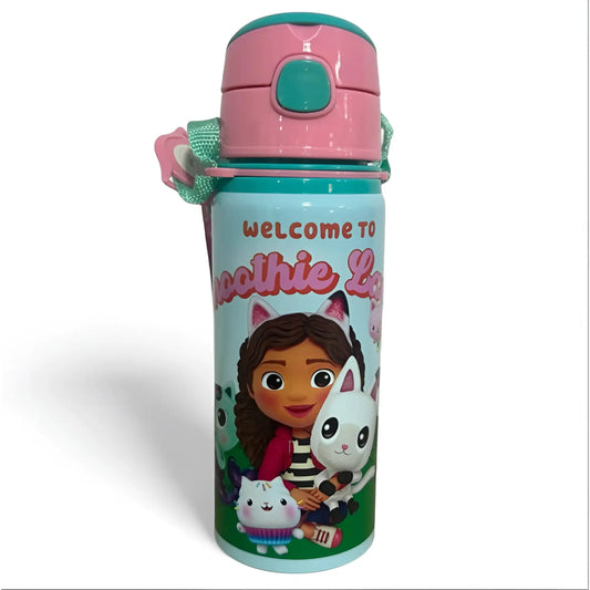 Botella Cantimplora con asa 600ml GABBYS DOLLHOUSE