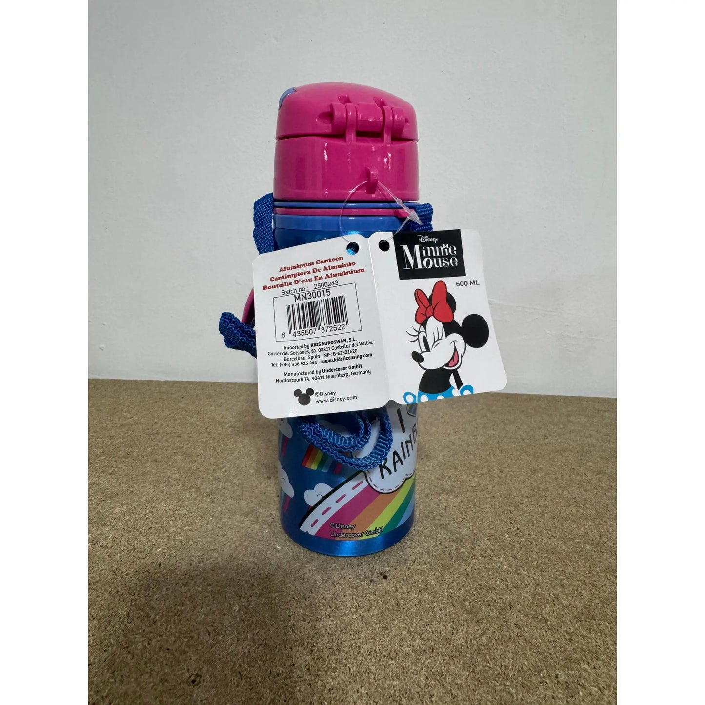 Botella Cantimplora con asa 600ml MINNIE MOUSE