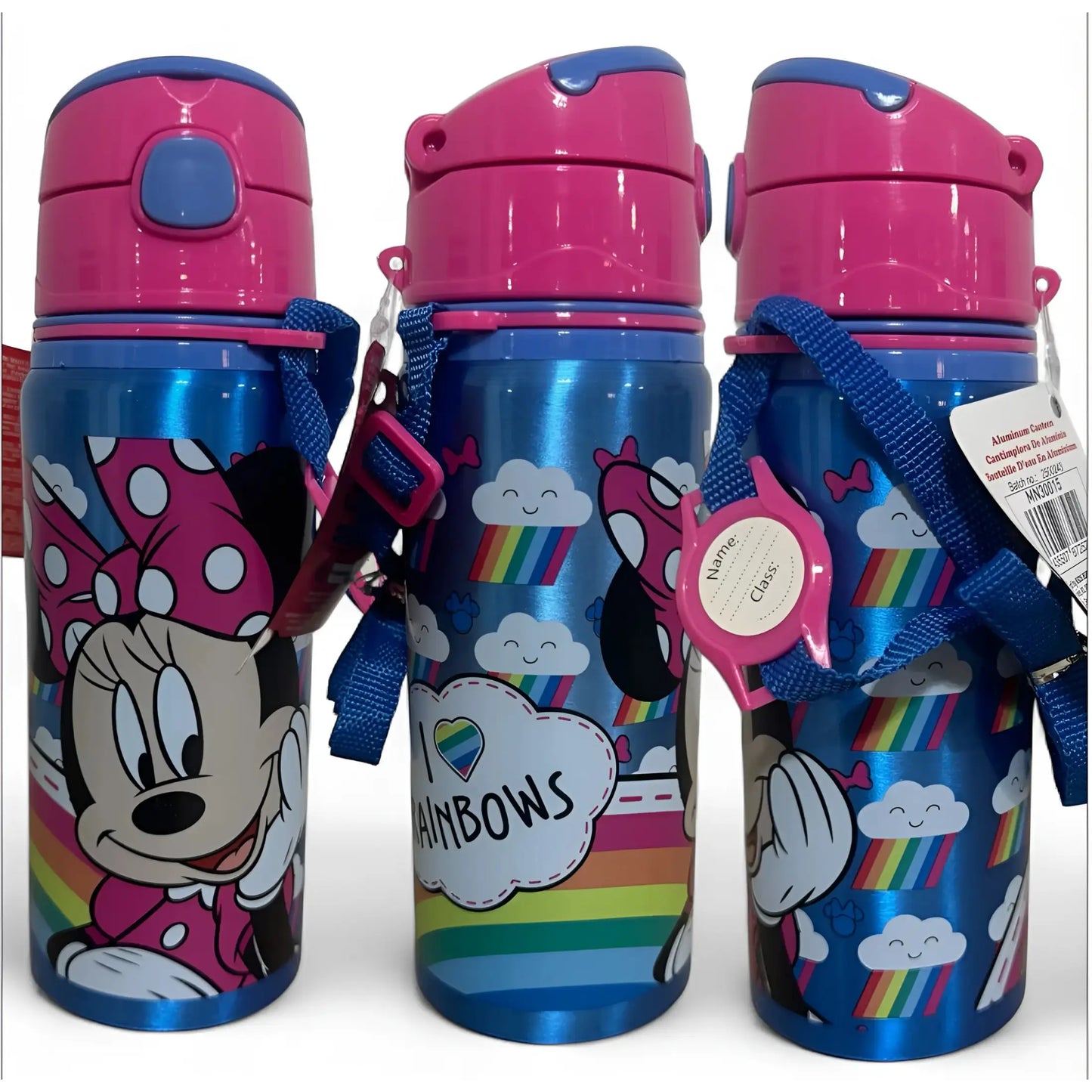 Botella Cantimplora con asa 600ml MINNIE MOUSE