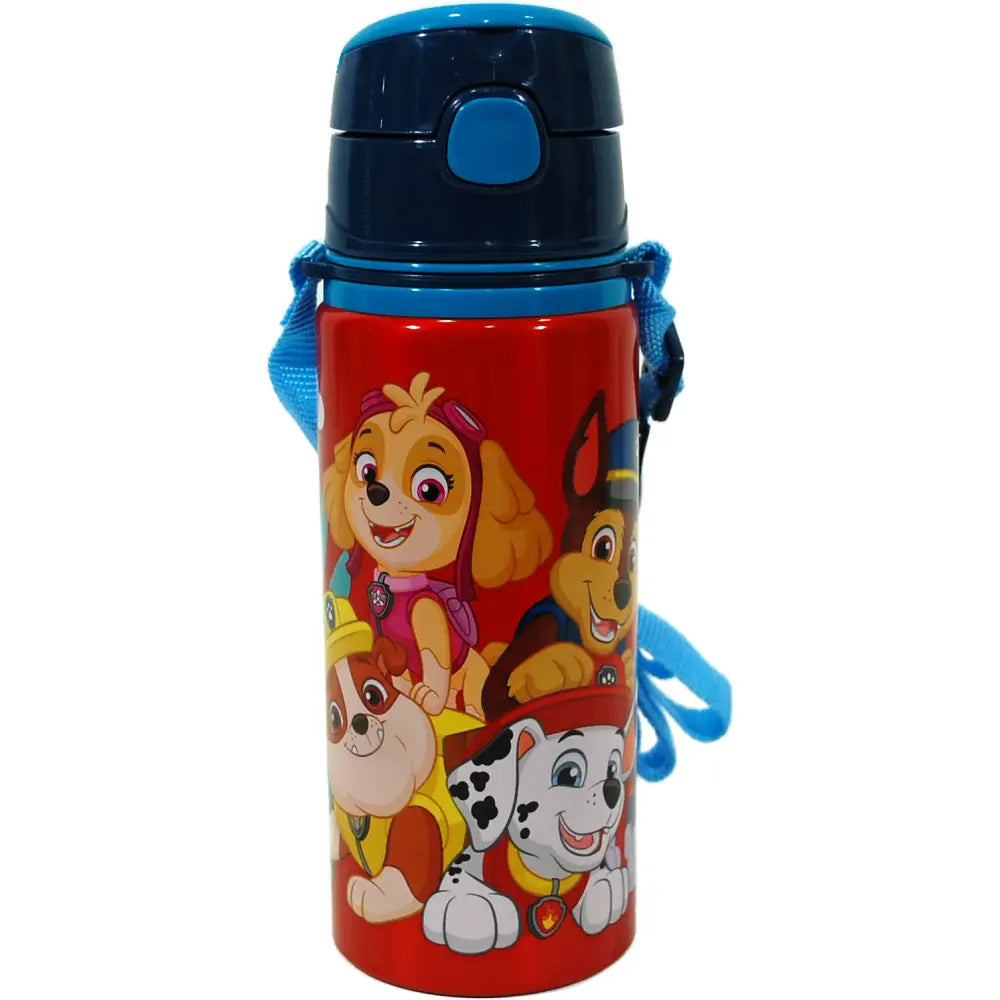 Botella Cantimplora con asa 600ml Patrulla Canina