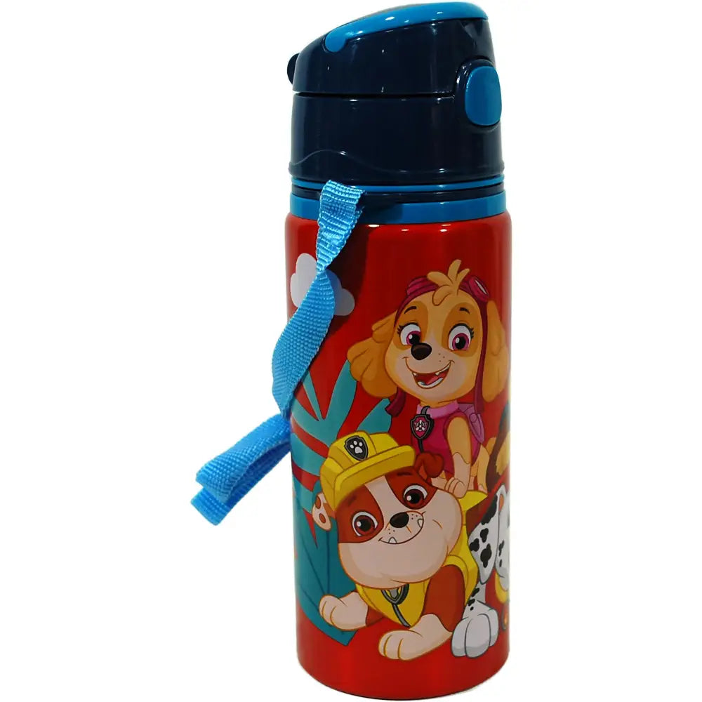 Botella Cantimplora con asa 600ml Patrulla Canina