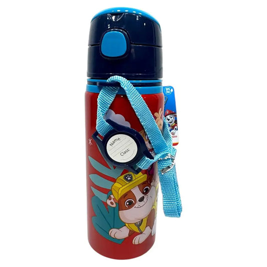 Botella Cantimplora con asa 600ml Patrulla Canina