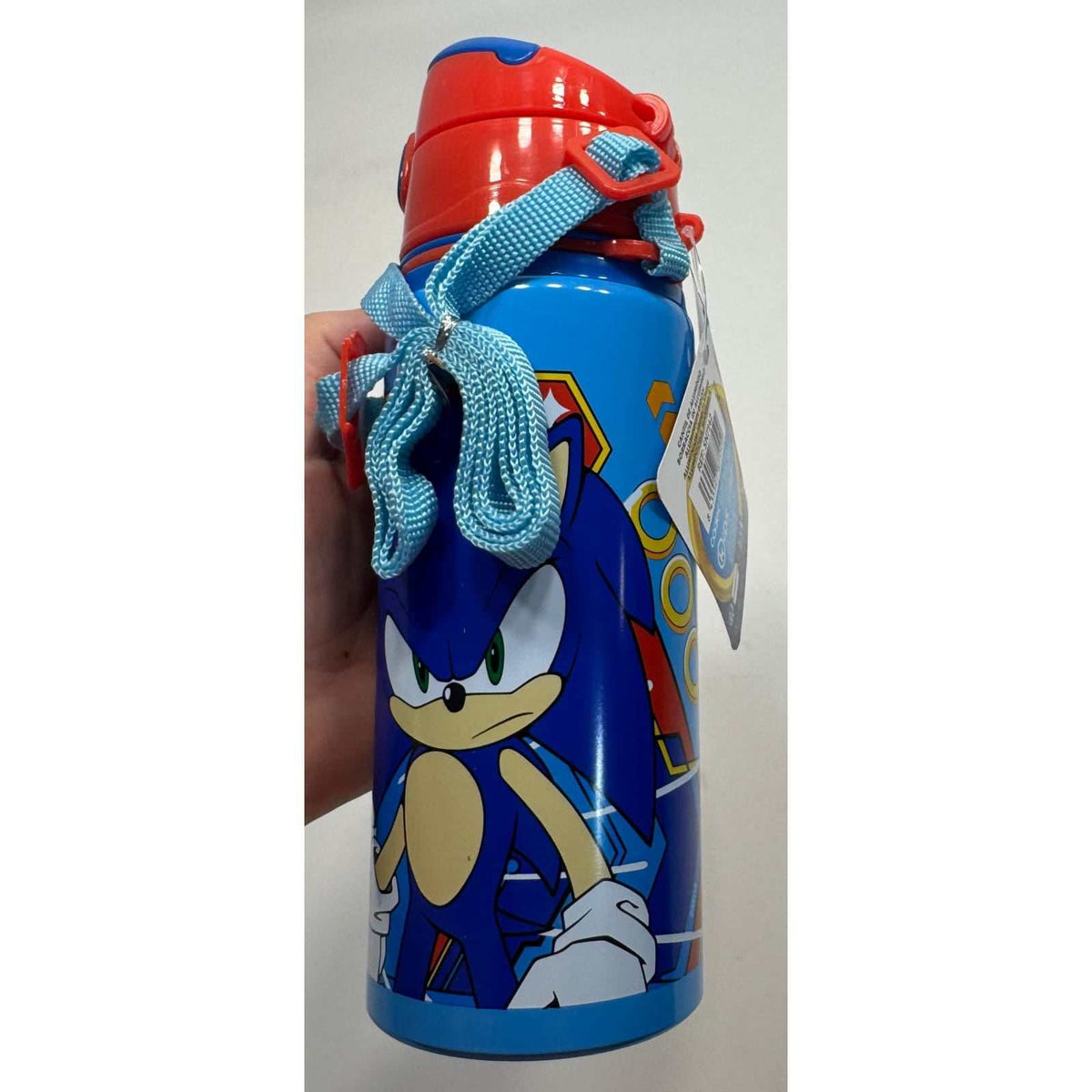 Botella cantimplora con asa 600 ml Sonic para niños