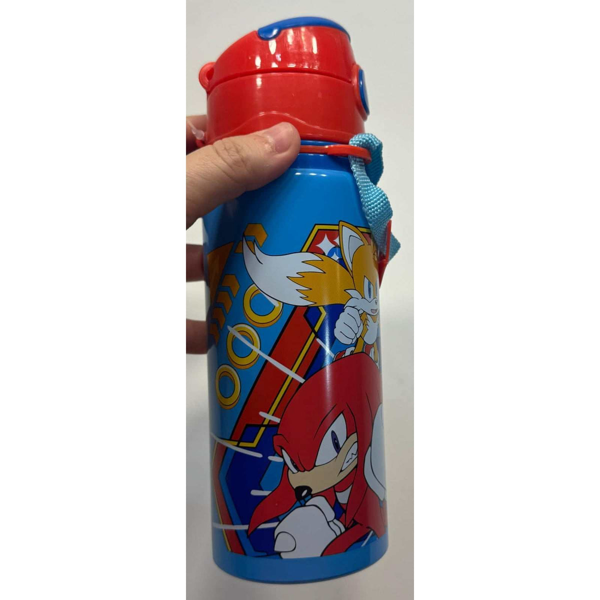 Botella cantimplora con asa 600 ml Sonic para niños