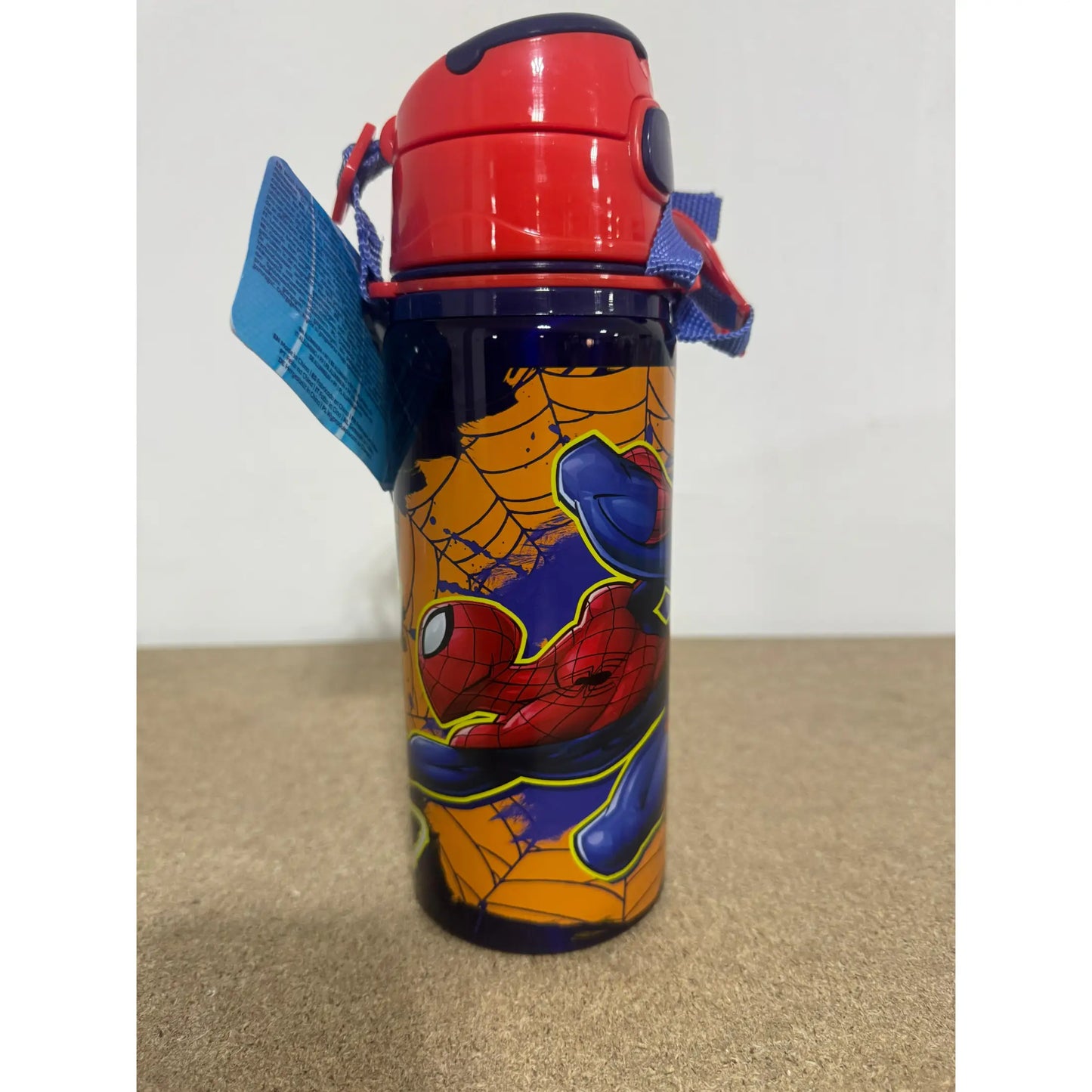 Botella Cantimplora con asa 600ml SPIDERMAN