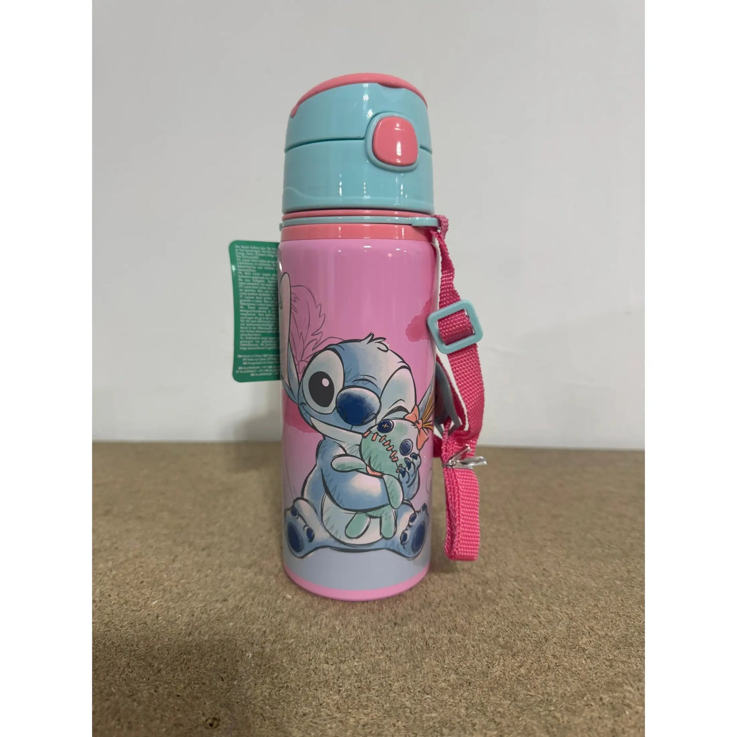Botella Cantimplora con asa 600ml STITCH